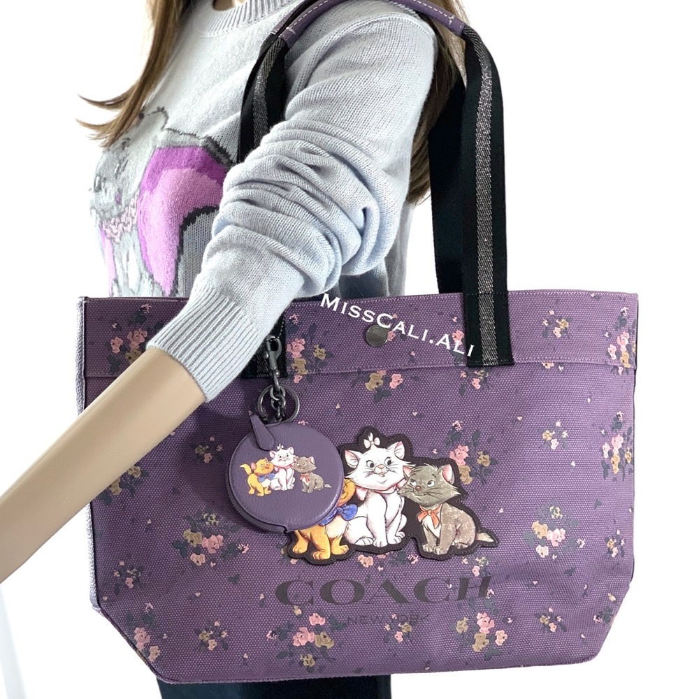 COACH SET |Limited Edition Aristocat Tote Coin Bag - Picture 3 of 16